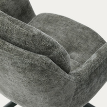 Seymour Chenille Swivel Armchair